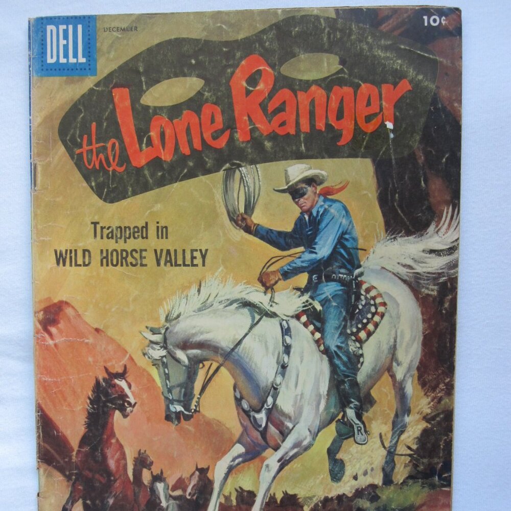 1956 Dell Comic Book: The Lone Ranger #102, 10c cover